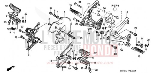 MARCHE VFR800A3 de 2003
